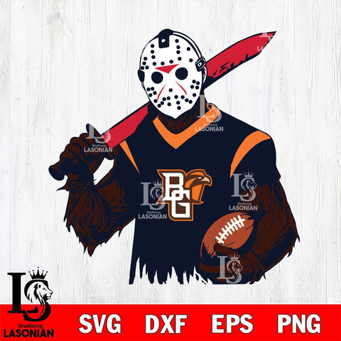 Bowling Green Falcons Jason Voorhees Horror Halloween 2 Svg Eps Dxf Png File, NCAA svg, Digital Download, Instant Download