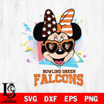 Bowling Green Falcons Minnie Mouse Love Sport SVG DXF EPS PNG FILE, NCAA File Cut,Digital Download,Instant Download