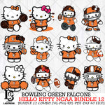Bowling Green Falcons NCAA Bundle 12 Svg Eps Dxf Png File, NCAA svg, Digital Download, Instant Download