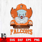 Bowling Green Falcons Pennywise Horror Sport 2 Svg Eps Dxf Png File, Digital Download
