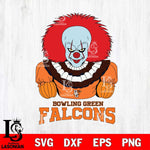Bowling Green Falcons Pennywise Horror Sport 3 Svg Eps Dxf Png File, Digital Download