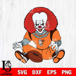 Bowling Green Falcons Pennywise Horror Sport 6 Svg Eps Dxf Png File, Digital Download