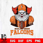 Bowling Green Falcons Pennywise Horror Sport 9 Svg Eps Dxf Png File, Digital Download