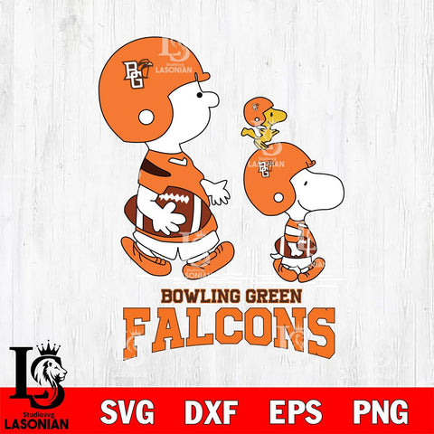 Bowling Green Falcons Snoopy Sport Svg Eps Dxf Png File, Digital Download