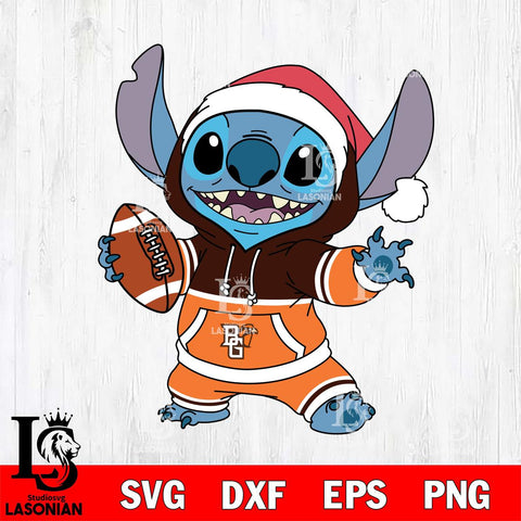Bowling Green Falcons Stitch Football Christmas File Cut, NCAA SVG DXF EPS PNG FILE, Digital Download , Criucut , Silhouette