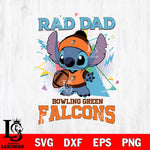 Bowling Green Falcons Stitch Rad Dad SVG DXF EPS PNG FILE, NCAA File Cut,Digital Download,Instant Download