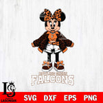 Bowling Green Falcons Style Minnie Disney Svg Eps Dxf Png File, Digital Download, Instant Download