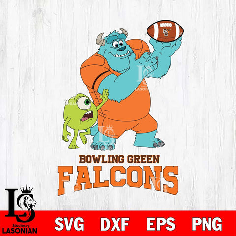 Bowling Green Falcons Sully & Mike Football Cricut,Christmas SVG DXF EPS PNG FILE, NCAA Digital Download,Instant Download, Silhouette