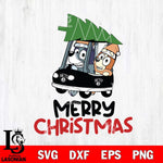Brooklyn Nets Bluey Merry Christmas Svg Eps Dxf Png File, Digital Download