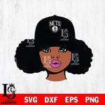 Brooklyn Nets Girls sport 1 Svg Eps Dxf Png File, Digital Download, Instant Download