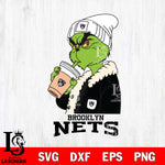 Brooklyn Nets Grinch Bougie Football Svg Eps Dxf Png File, Digital Download, Instant Download