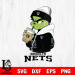 Brooklyn Nets Grinch Bougie Sport Svg Eps Dxf Png File, Digital Download, Instant Download