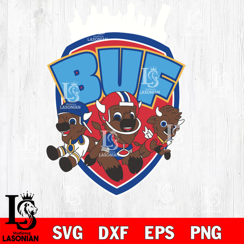 Buf Patrol Buffalo Bills Svg Eps Dxf Png File, NFL svg, Digital Download, Instant Download