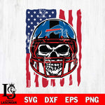Buffalo Bills American Skull Helmet Svg Eps Dxf Png File, Digital Download, Instant Download