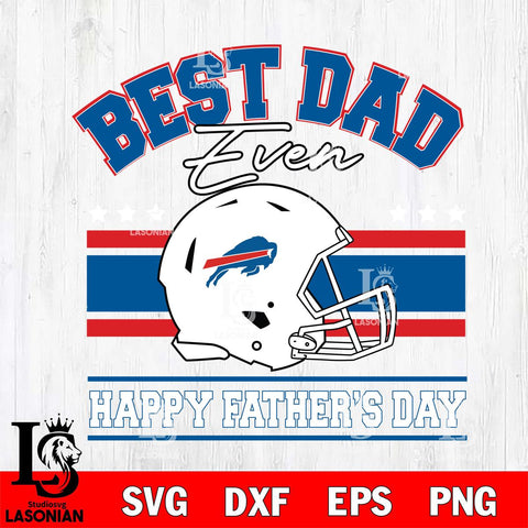 Buffalo Bills Best Dad Ever SVG DXF EPS PNG FILE, NFL File Cut,Digital Download,Instant Download, Silhouette