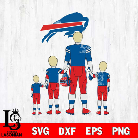 Buffalo Bills Best Dad Ever , father day , DAD NFL 2 Svg Eps Dxf Png File, Digital Download, Instant Download