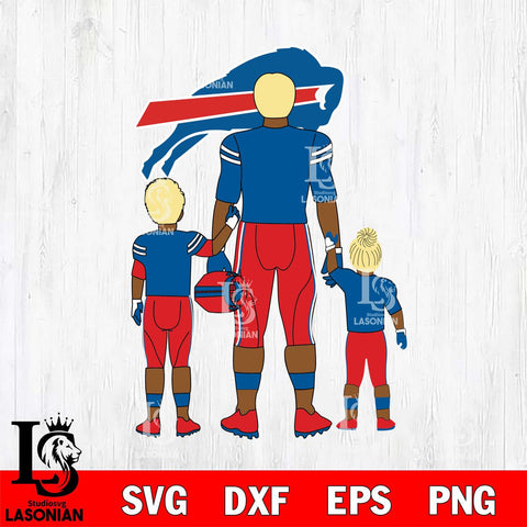 Buffalo Bills Best Dad Ever , father day , DAD NFL 4 Svg Eps Dxf Png File, Digital Download, Instant Download