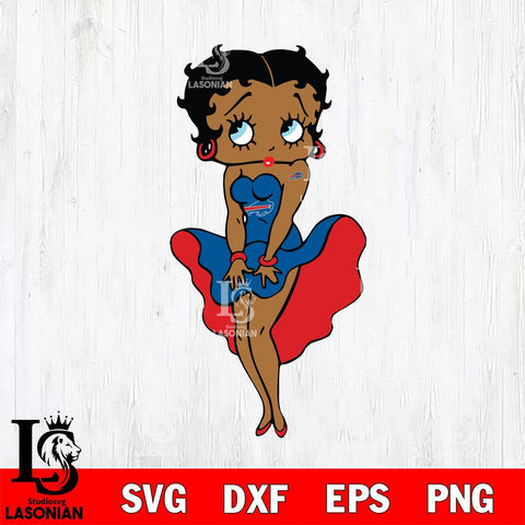 Buffalo Bills Betty Boop Sexy Cheering SVG Svg Eps Dxf Png File, Digital Download, Instant Download