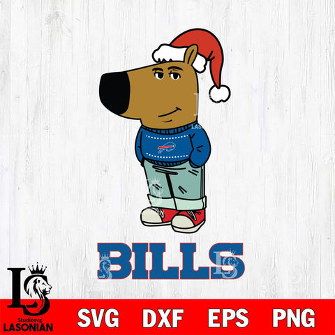 Buffalo Bills Chill Guy Christmas Svg Eps Dxf Png File,NFL Svg Files,Christmas svg ,Digital Download ,Instant Download