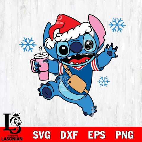 Buffalo Bills Christmas Stitch With Tumbler Svg Eps Dxf Png File, Digital Download, Instant Download
