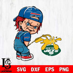 Buffalo Bills Chucky Piss On New York Jets Svg Eps Dxf Png File, Digital Download, Instant Download