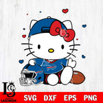 Buffalo Bills Cute Hello Kitty Football Svg Eps Dxf Png File, NFL svg, Digital Download, Instant Download