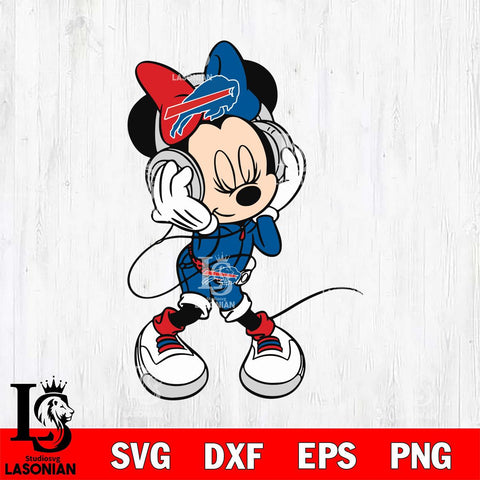 Buffalo Bills Cute Minnie Mouse Dancing