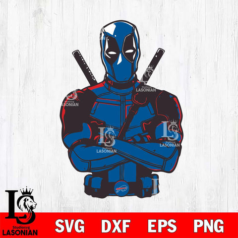 Buffalo Bills Deadpool Svg Eps Dxf Png File, Digital Download, Instant Download