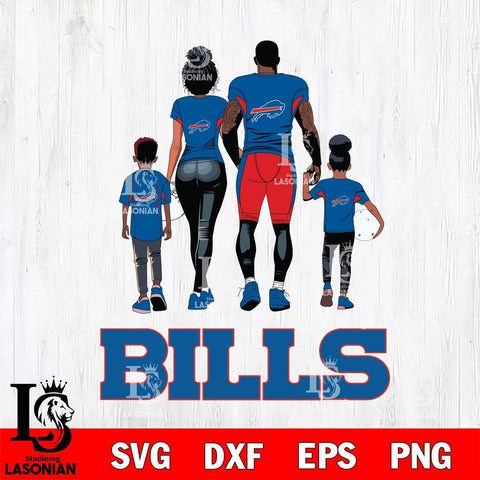 Buffalo Bills Family Love Rugby SVG DXF EPS PNG FILE,NFL SVG, Father day Digital Download,Instant Download, Silhouette