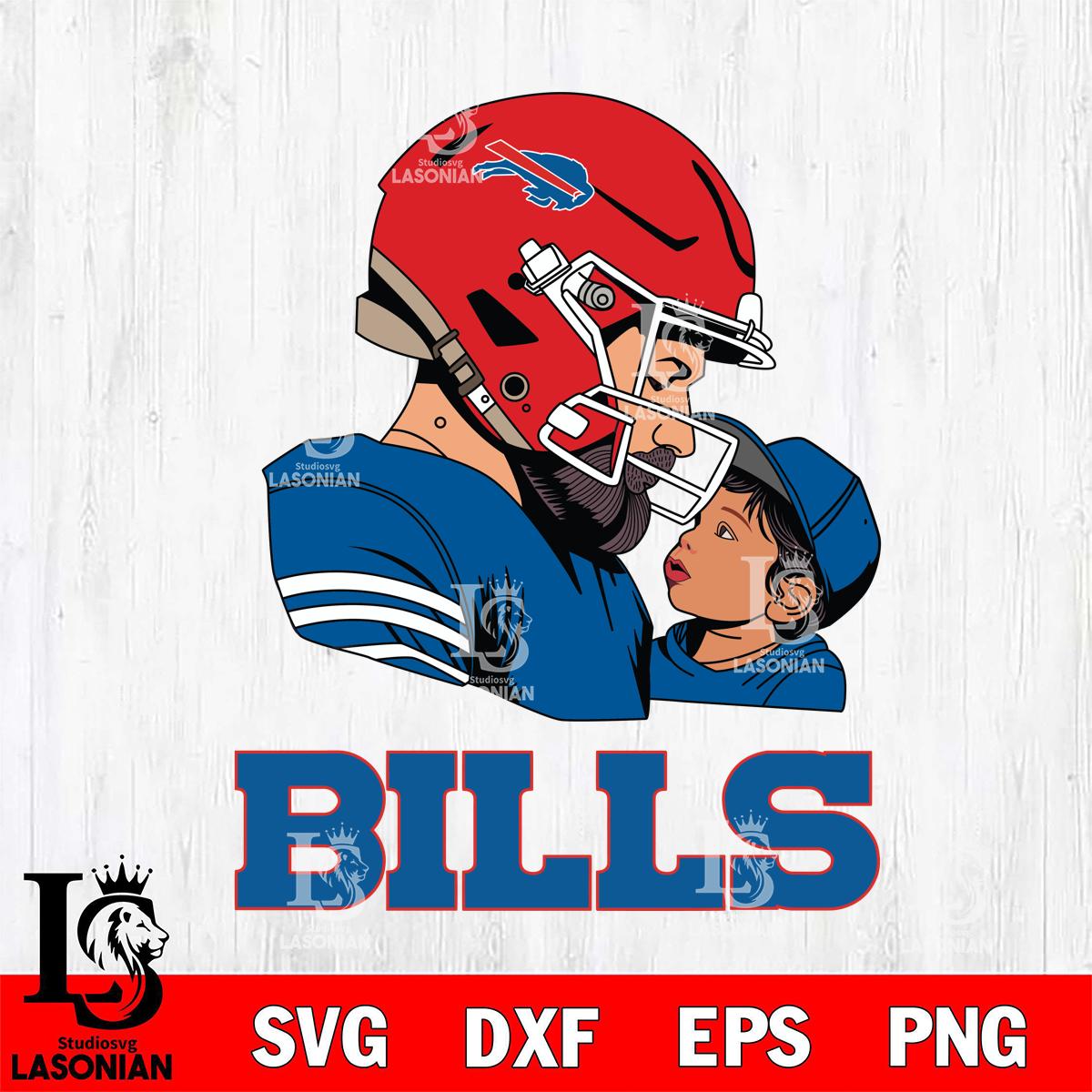 Buffalo Bills Father And Child Rugby – lasoniansvg