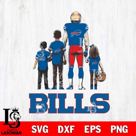 Buffalo Bills Father Football SVG DXF EPS PNG FILE,NFL SVG, Father day Digital Download,Instant Download, Silhouette