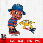 Buffalo Bills Freddy Krueger Piss On New England Patriots Svg Eps Dxf Png File, Digital Download, Instant Download