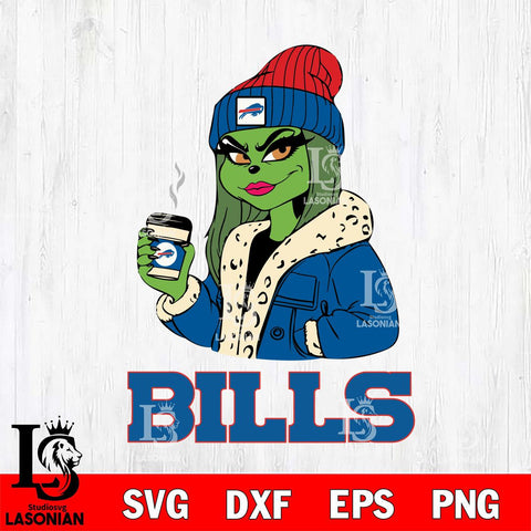 Buffalo Bills Girls Grinch Bougie Svg Eps Dxf Png File, Digital Download, Instant Download