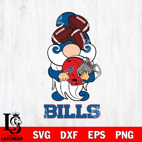 Buffalo Bills Gnomes Helmet Svg Eps Dxf Png File, Digital Download, Instant Download