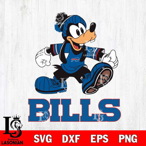 Buffalo Bills Goofy Cool Sport SVG DXF EPS PNG FILE,NFL Cricut ,Football Digital Download,Instant Download, Silhouette