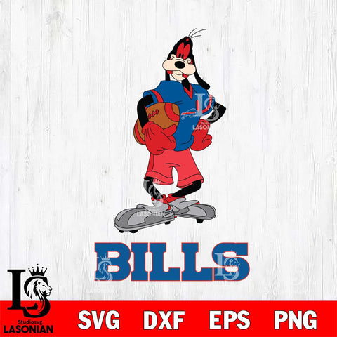 Buffalo Bills Goofy Player SVG DXF EPS PNG FILE,NFL Cricut ,Football Digital Download,Instant Download, Silhouette
