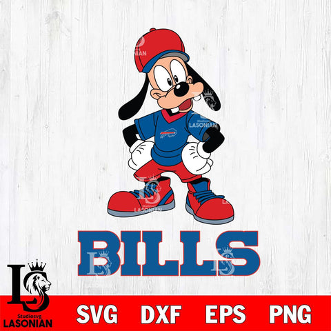 Buffalo Bills Goofy Sport SVG DXF EPS PNG FILE,NFL Cricut ,Football Digital Download,Instant Download, Silhouette