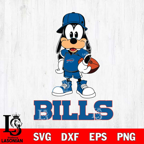 Buffalo Bills Goofy rugby SVG DXF EPS PNG FILE,NFL Cricut ,Football Digital Download,Instant Download, Silhouette