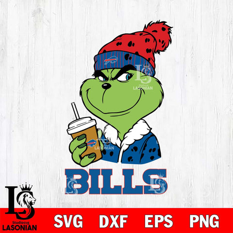Buffalo Bills Grinch Christmas hat Svg Eps Dxf Png File, Digital Download, Instant Download