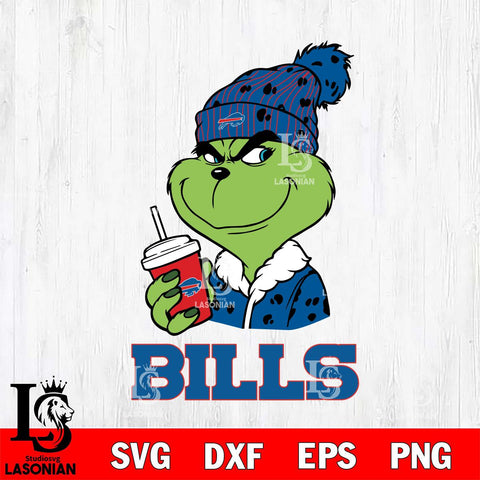 Buffalo Bills Grinch Cofffe Christmas Svg Eps Dxf Png File,Cricut svg files, Digital Download, Instant Download