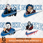 Buffalo Bills Halloween NFL Bundle 4 Svg Eps Dxf Png File, Digital Download, Instant Download