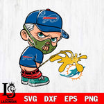 Buffalo Bills Hannibal Lecter Piss On Miami Dolphins Svg Eps Dxf Png File, Digital Download, Instant Download