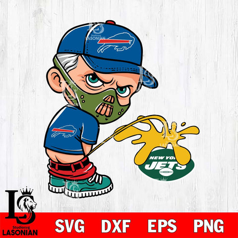 Buffalo Bills Hannibal Lecter Piss On New York Jets Svg Eps Dxf Png File, Digital Download, Instant Download