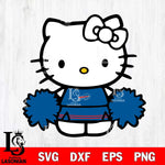 Buffalo Bills Hello Kitty sport 3 Svg Eps Dxf Png File, Digital Download, Instant Download
