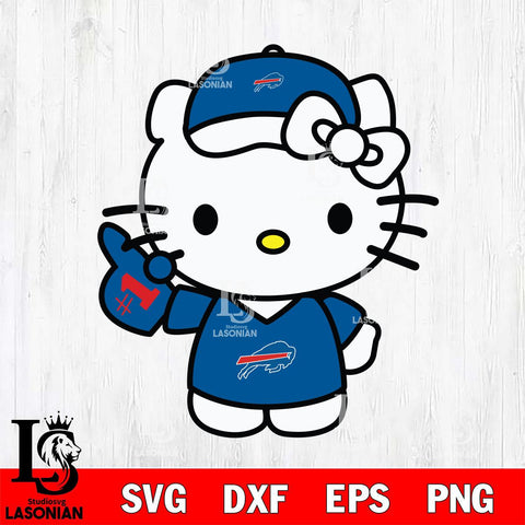 Buffalo Bills Hello Kitty sport 5 Svg Eps Dxf Png File, Digital Download, Instant Download