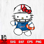 Buffalo Bills Hello Kitty sport 8 Svg Eps Dxf Png File, Digital Download, Instant Download