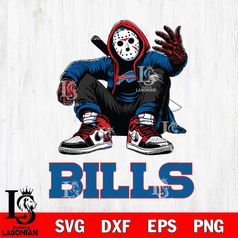 Buffalo Bills Jason Voorhees Halloween SVG Svg Eps Dxf Png File, Digital Download, Instant Download