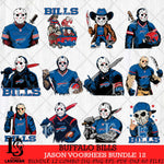 Buffalo Bills Jason Voorhees Horror Bundle 12 SVG Svg Eps Dxf Png File,Bundle NFL svg, Digital Download, Instant Download