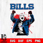 Buffalo Bills Jason Voorhees Horror Halloween 3 Svg Eps Dxf Png File, Digital Download, Instant Download