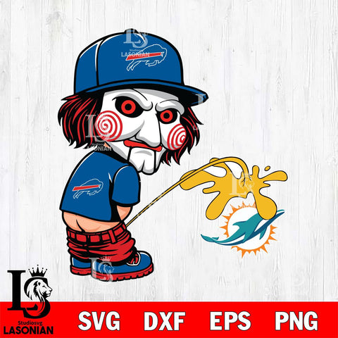 Buffalo Bills Jigsaw Piss On Miami Dolphins Svg Eps Dxf Png File, Digital Download, Instant Download